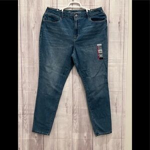 NO BOUNDARIES women high rise skinny blue jeans/ size 17